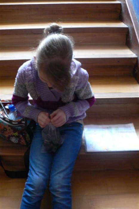 A že sa stravujú aj veľmi zdravo! Hrozno v zime:-)