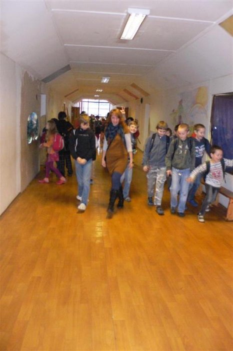 Aj z príchodu do tried môže byť zábava. 