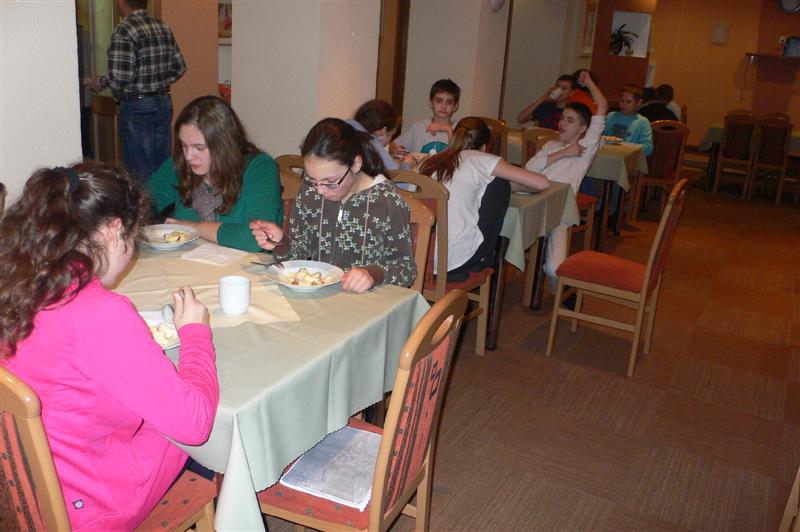 Zaslúžená večera.