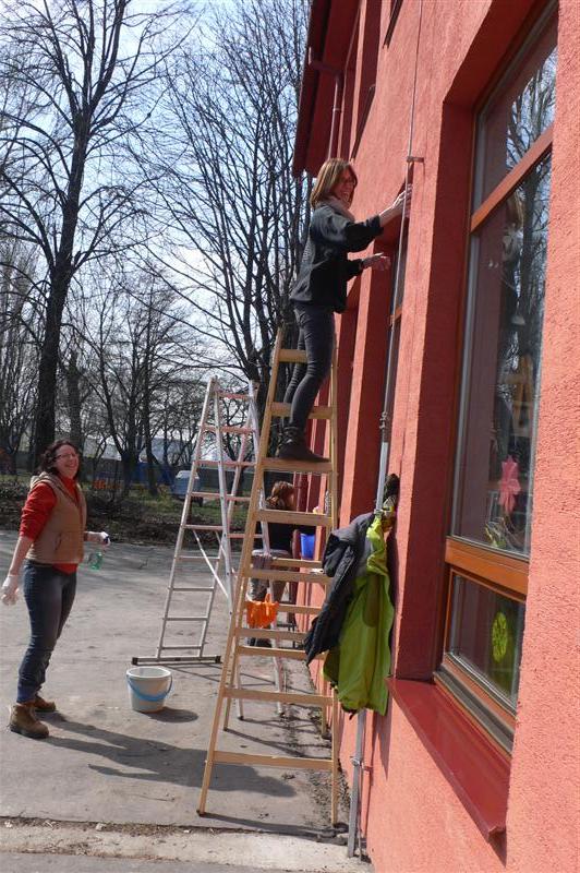 A bolo treba pribrať na pomoc aj rebríky