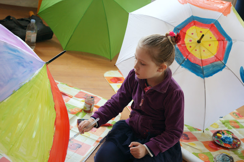 a maľovali veselé dáždniky do tohtoročnej zimnej jari :o)